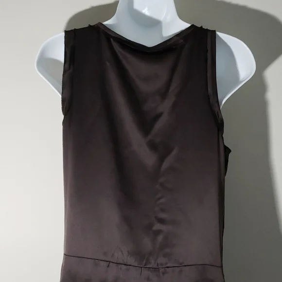 NWT- Magaschoni Silk & Sequin Dress, Size 8, $422 - Picture 4 of 8